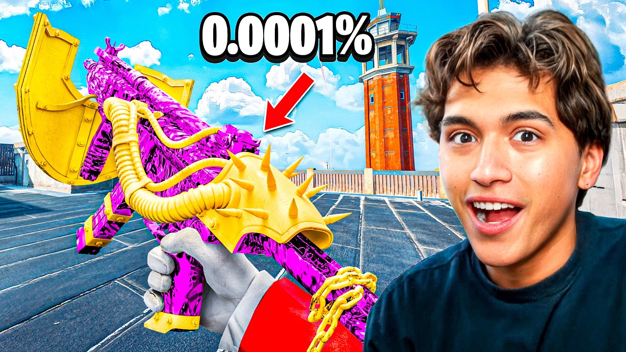 Using the #1 RAREST smg on Warzone