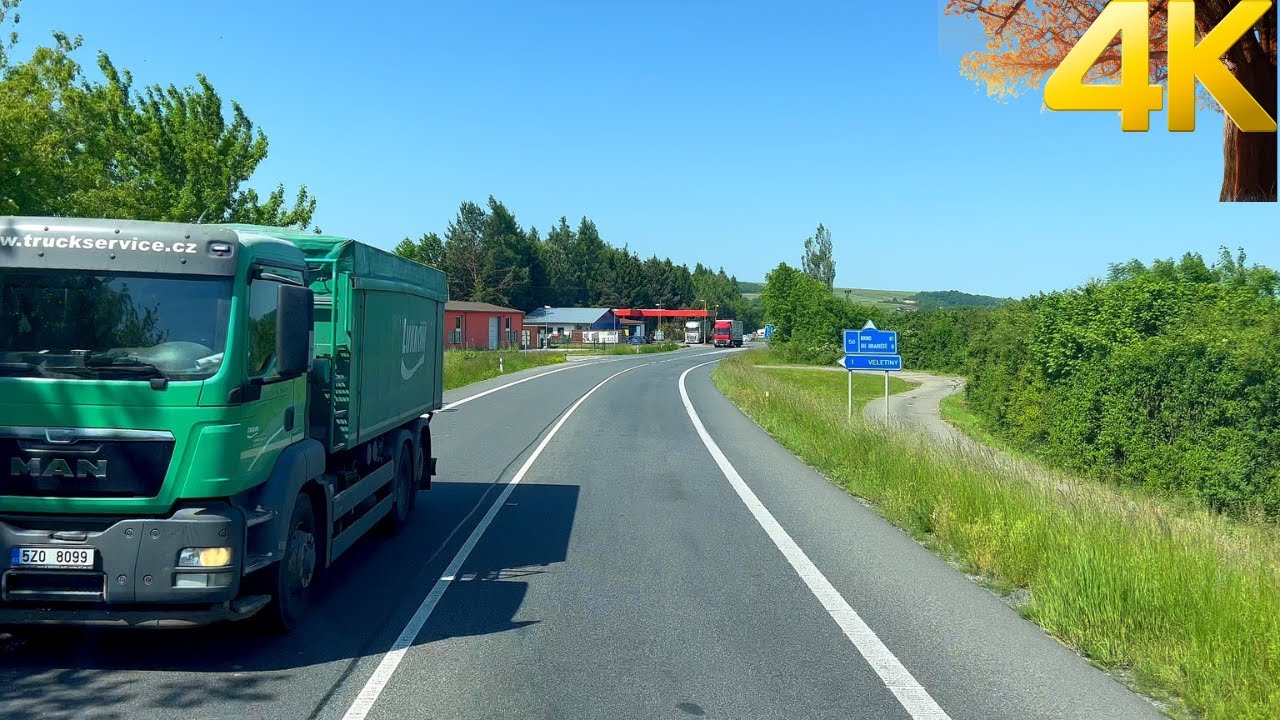 Driving in Czech Republic: Uherský Brod to Brno