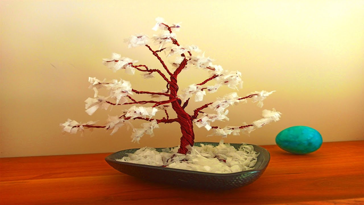 Kar Yağdı / Bakır tel ve Maske İle Ağaç Yapımı