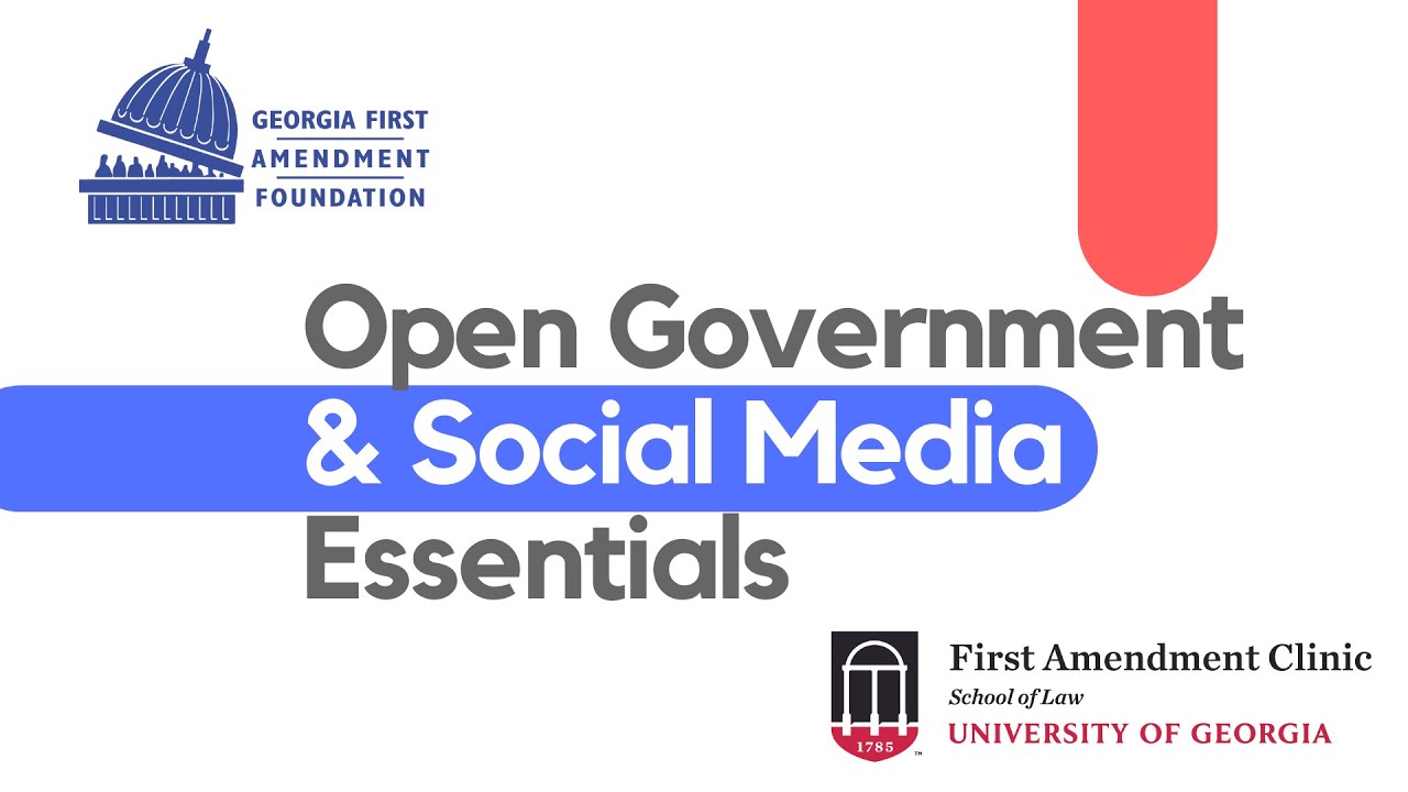 Open Government & Social Media Essentials