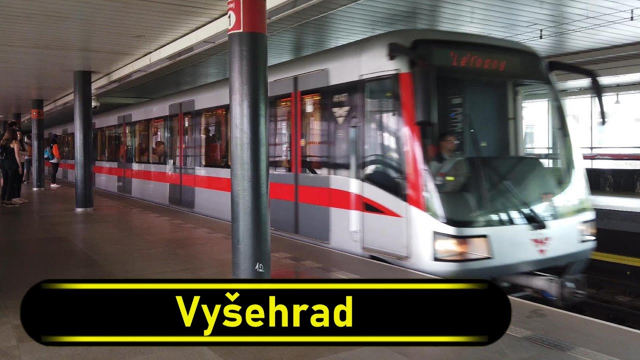 Metro Station Vyšehrad - Prague 🇨🇿 - Walkthrough 🚶