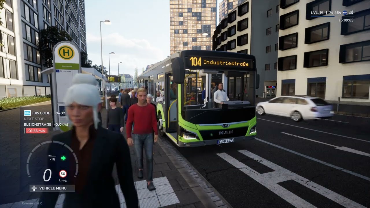 City Transport Simulator - Bus - Line 104 Reverse