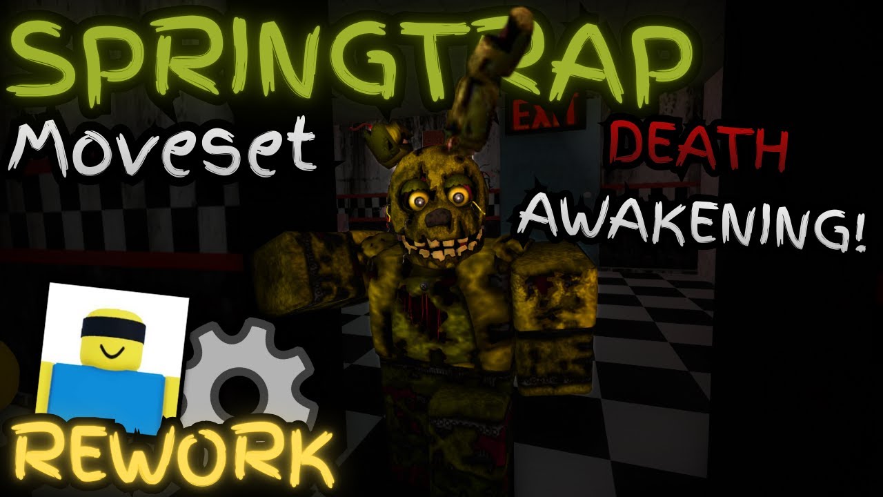 SPRINGTRAP Moveset Rework in JJS Skillbuilder (DEATH AWAKENING!)