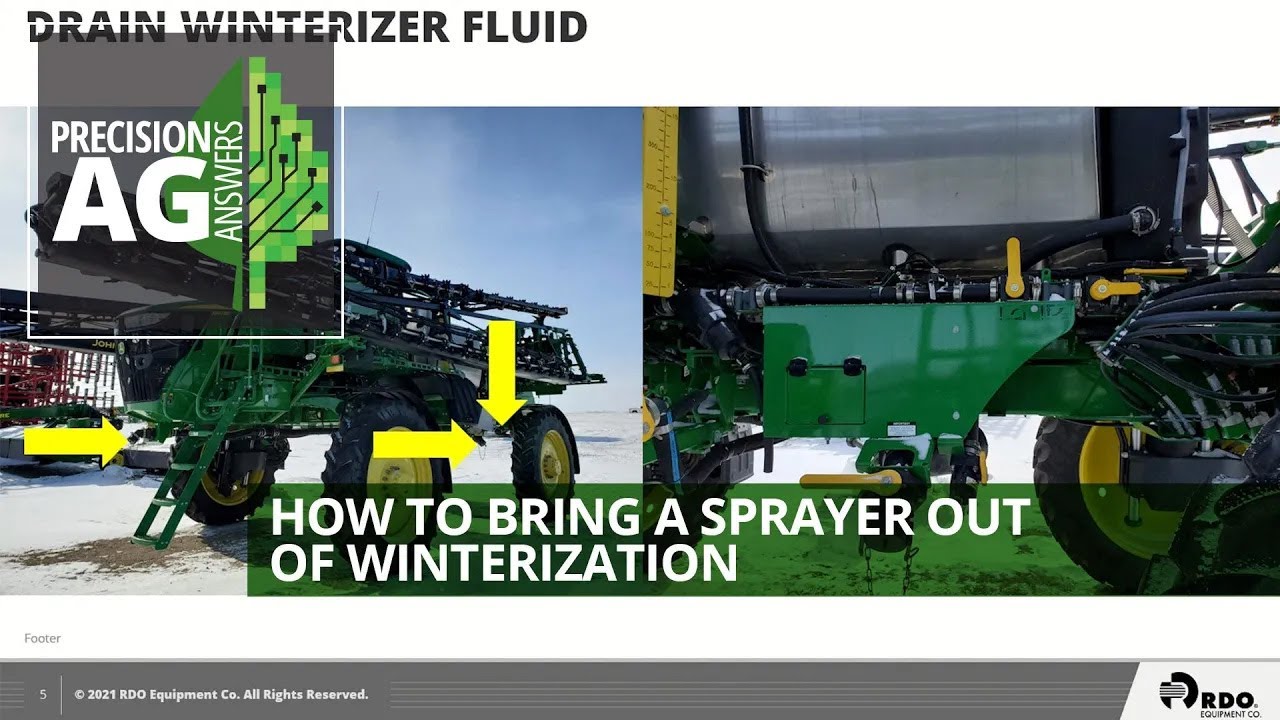 How To Get a Sprayer Ready and Out of Winterization for the Season Ahead