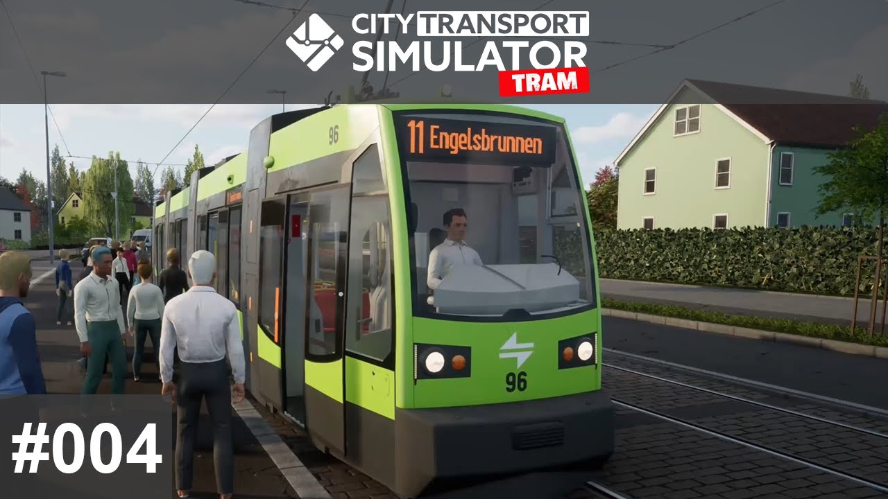 City Transport Simulator: Tram🚉 [#004] Letzte Runde mit dem ULF auf der neuen Linie 11! [LET'S PLAY]