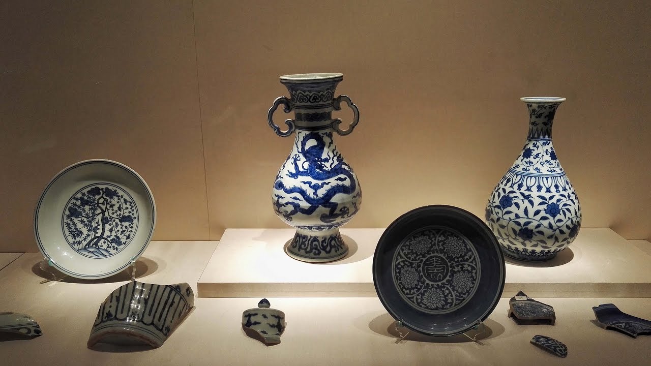 Porcelains out of Ming Dynasty imperial kilns on display