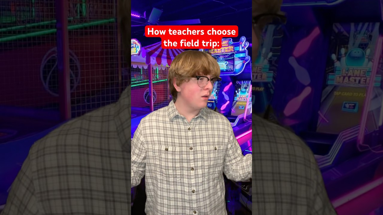 Teachers choosing field trips 😑 #shorts #funny #relatable #school #foryou
