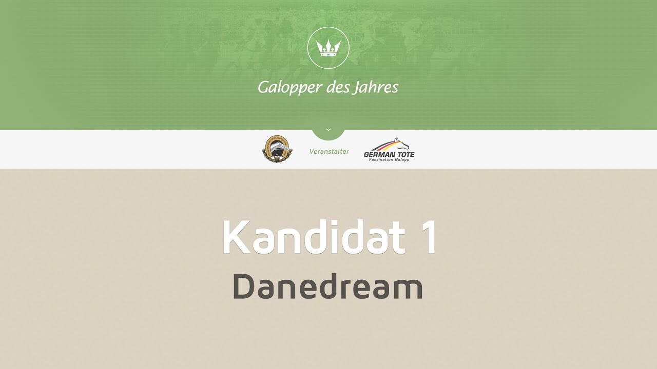 DANEDREAM: Kandidatin zur Galopper des Jahres Wahl 2012