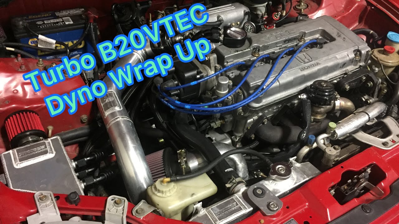 TURBO B20VTEC EM1 Dyno wrap up