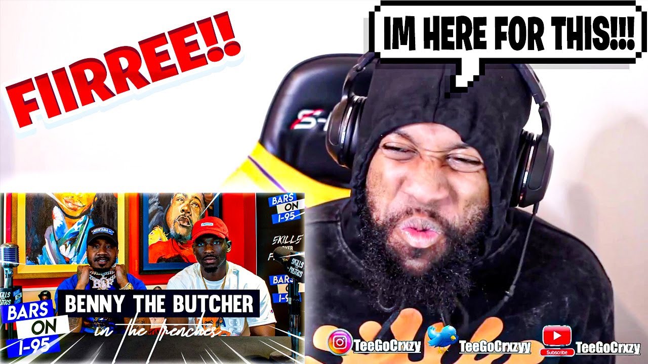 THAT REAL TALK ALWAYS WIN!!! Benny The Butcher Bars On I-95 Freestyle PT 2 (REACTION)