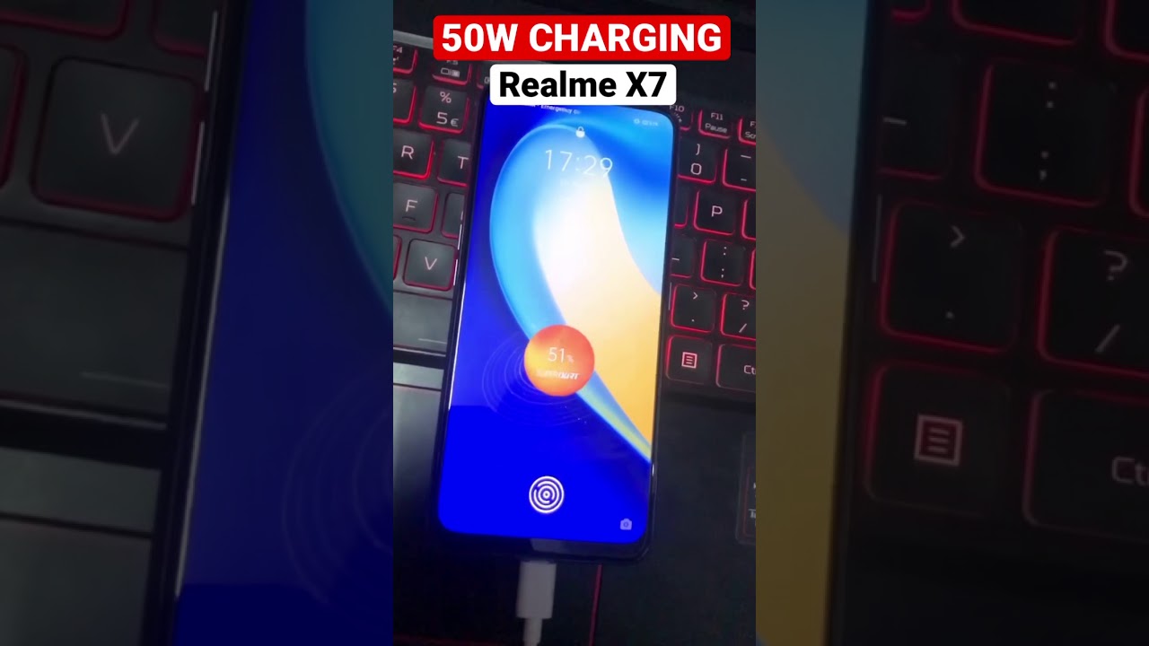 #shorts Realme X7 50 Watts Charging Speed