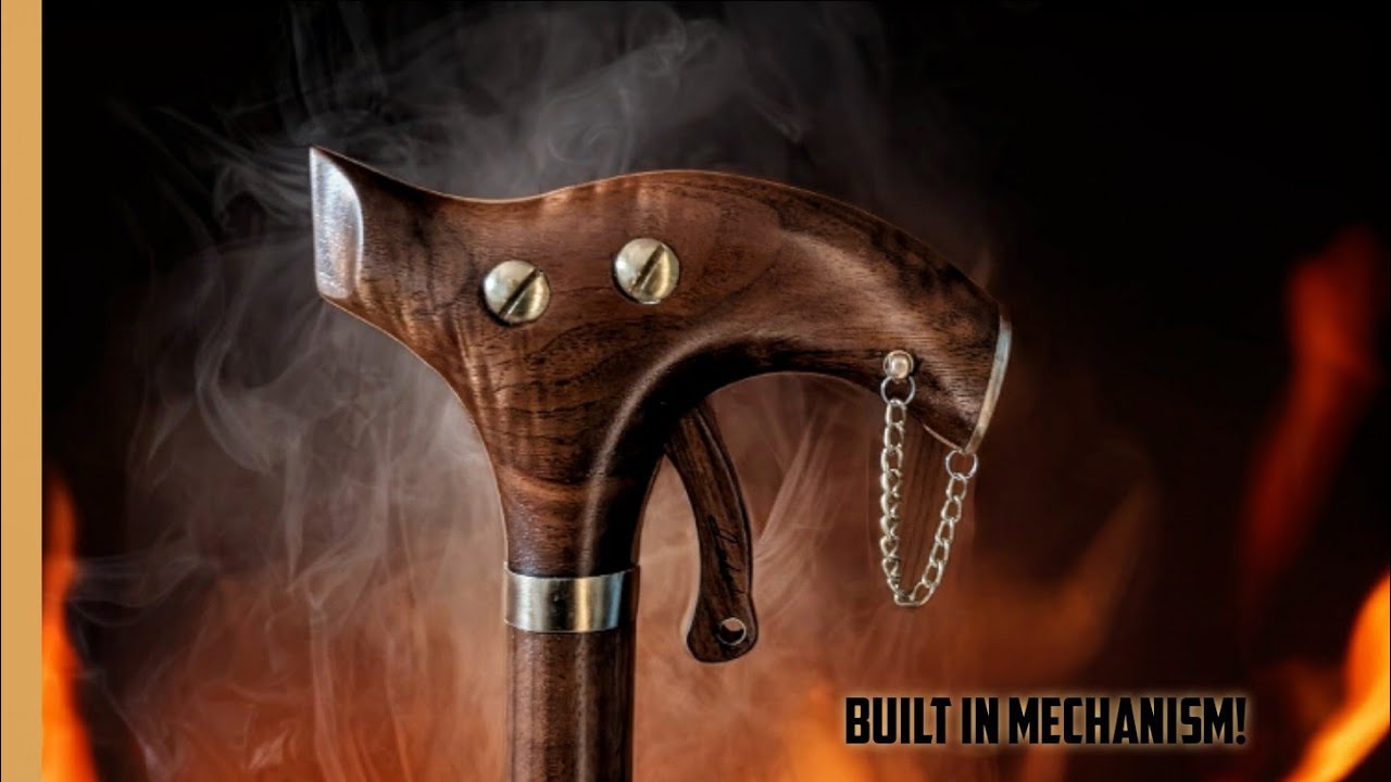 Я смастерил трость со скрытым гаджетом!! | Подарок для моего дедушки