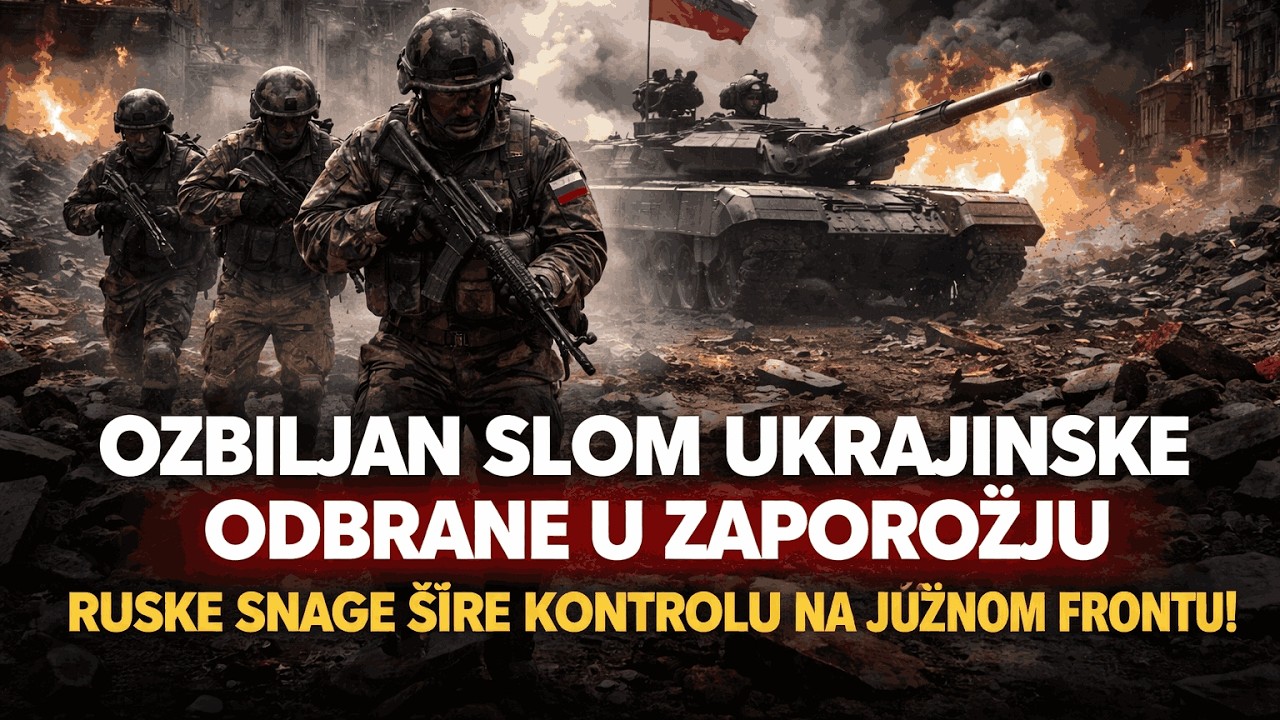 Ozbiljan slom ukrajinske odbrane u Zaporožju – ruske snage šire kontrolu na južnom frontu!