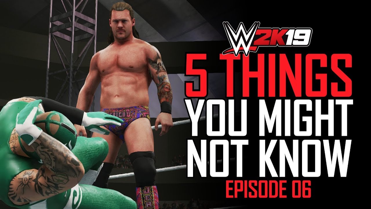 WWE 2K19 5 Things You MIGHT Not Know! #6 (Codebreaker Outta Nowhere, Squash Matches & More)