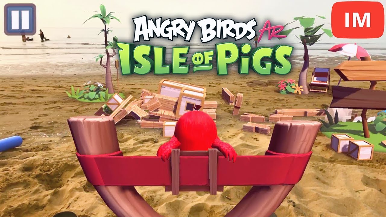 Angry Birds AR: Isle of Pigs Gameplay