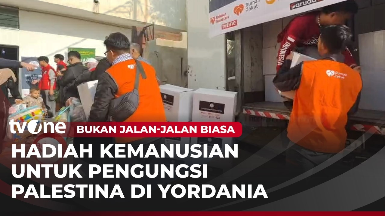 Berbagi Bahagia Pengungsi Palestina di Yordania | Bukan Jalan-jalan Biasa tvOne