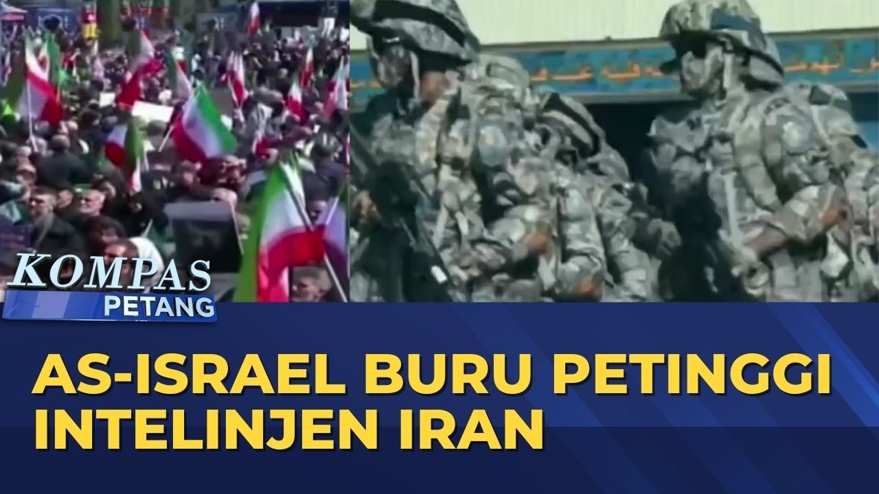 AS-Israel Buru Petinggi Intelijen Iran | KOMPAS PETANG