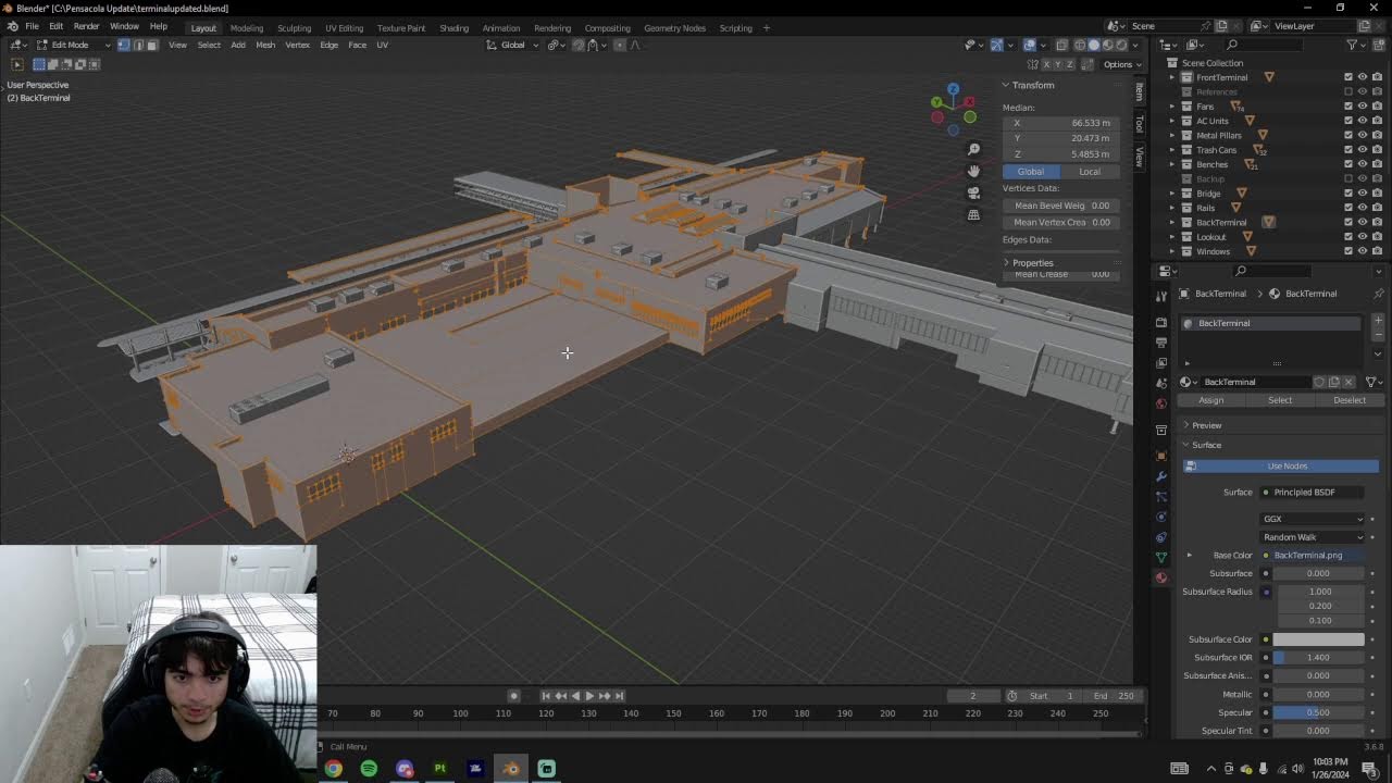 Airport Terminal Texturing Walkthrough (Setting up project)