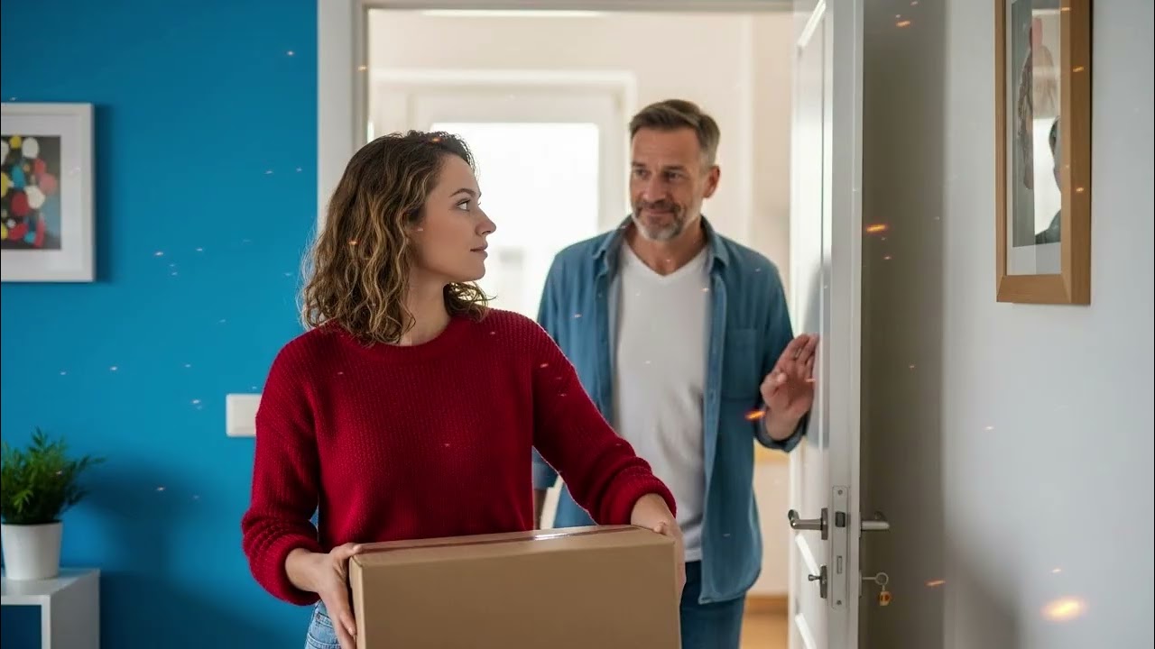 Ik hielp mijn nieuwe huisbaas verhuizen—hij glimlachte  “Je slaapt vannacht in mijn kamer”