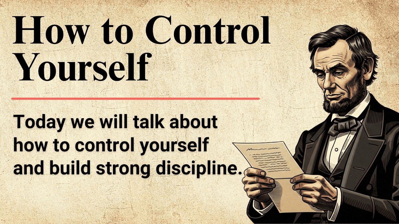 The Power of Self-Control - Master Self-Control || Improve Your English Fluency ✅️