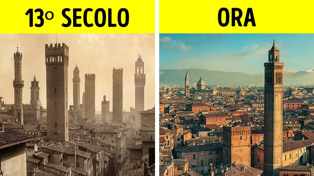 Questa Città Medievale era Affollata di Grattacieli