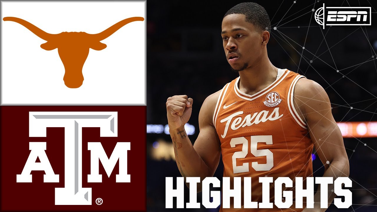 SEC 2nd Round DOUBLE OT: Texas Longhorns vs. Texas A&M Aggies | Full Game Highlights | ESPN CBB