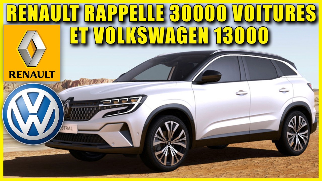 🔵 RENAULT RAPPELLE 30000 VOITURES et VW 13000 🔵