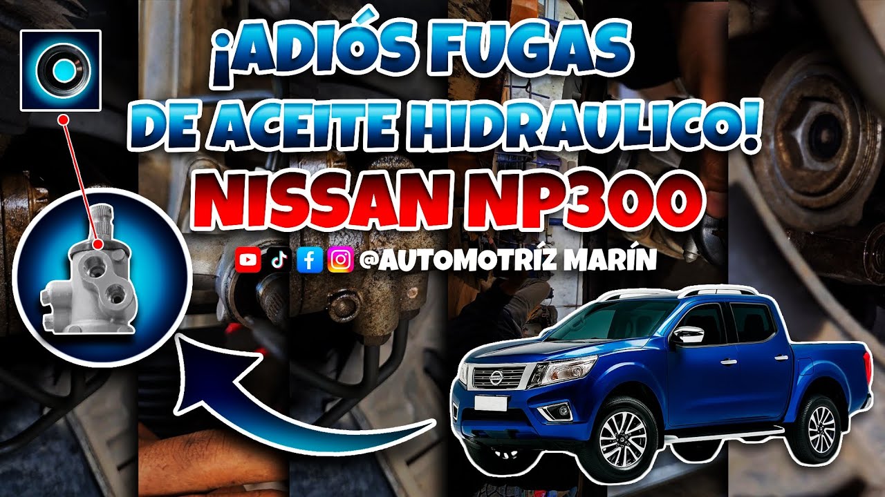Cómo cambiar el retén superior del sinfín de cremallera en tú Nissan NP300 | Tutorial paso a paso