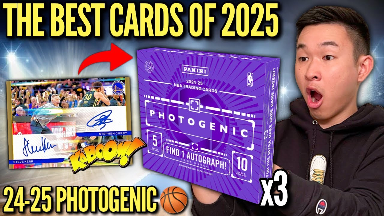LOADED WITH STUNNING NEW CARDS (BOOM)! 😱🔥 2024-25 Panini PhotoGenic NBA Basketball Hobby Box Review