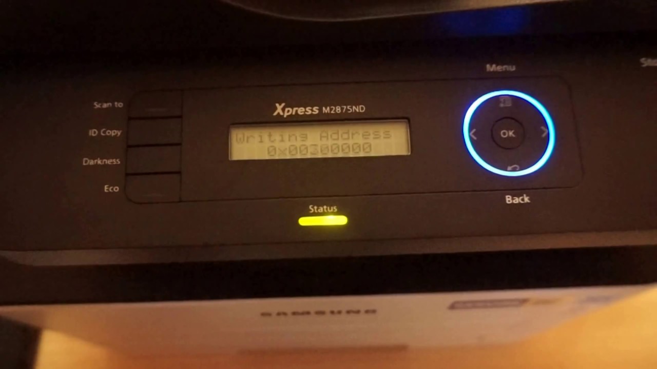 Resetare Samsung M2675F / M2875ND