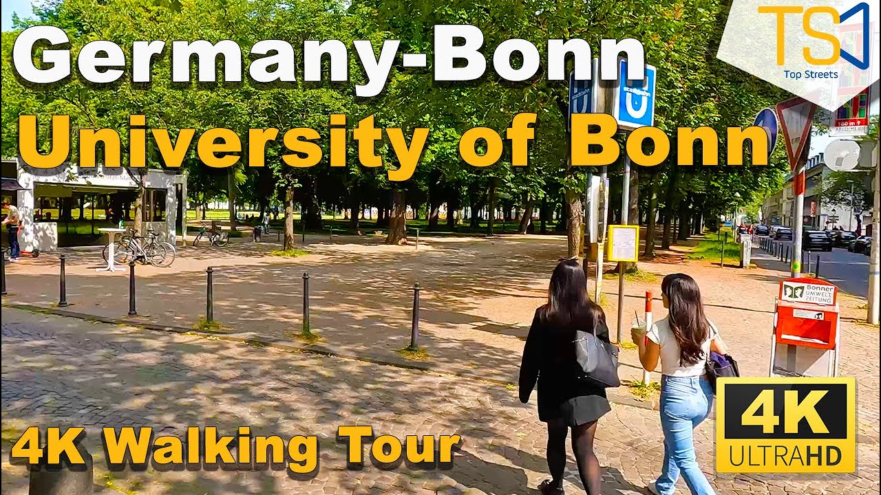 Germany-Bonn | University of bonn 4K Walking Tour | 4K UHD 60fps