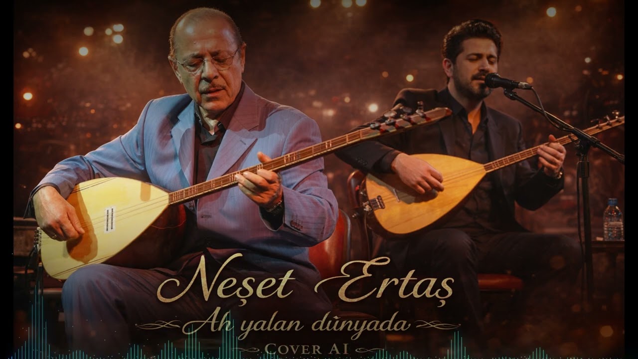 Neşet Ertaş | Ah yalan dünyada | Studio Cover Aİ müzik | Legend crazy music