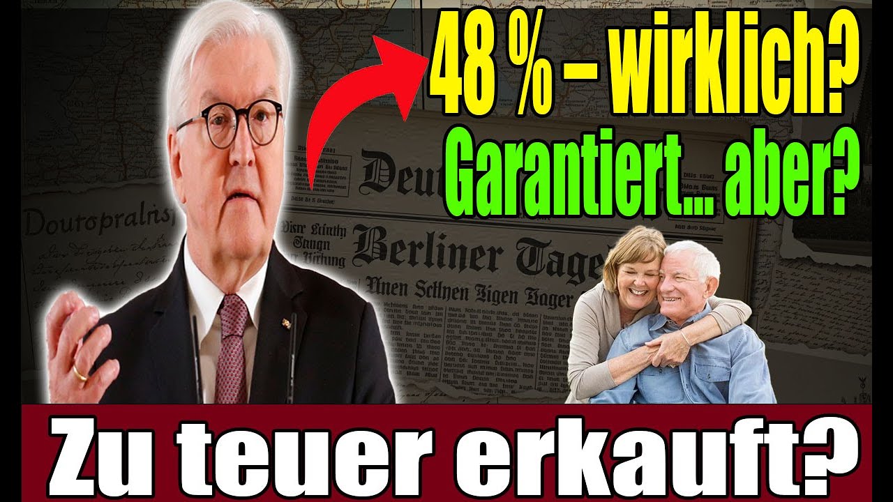 Rente 2026: 48 % Niveau garantiert – aber zu welchem Preis? 💸