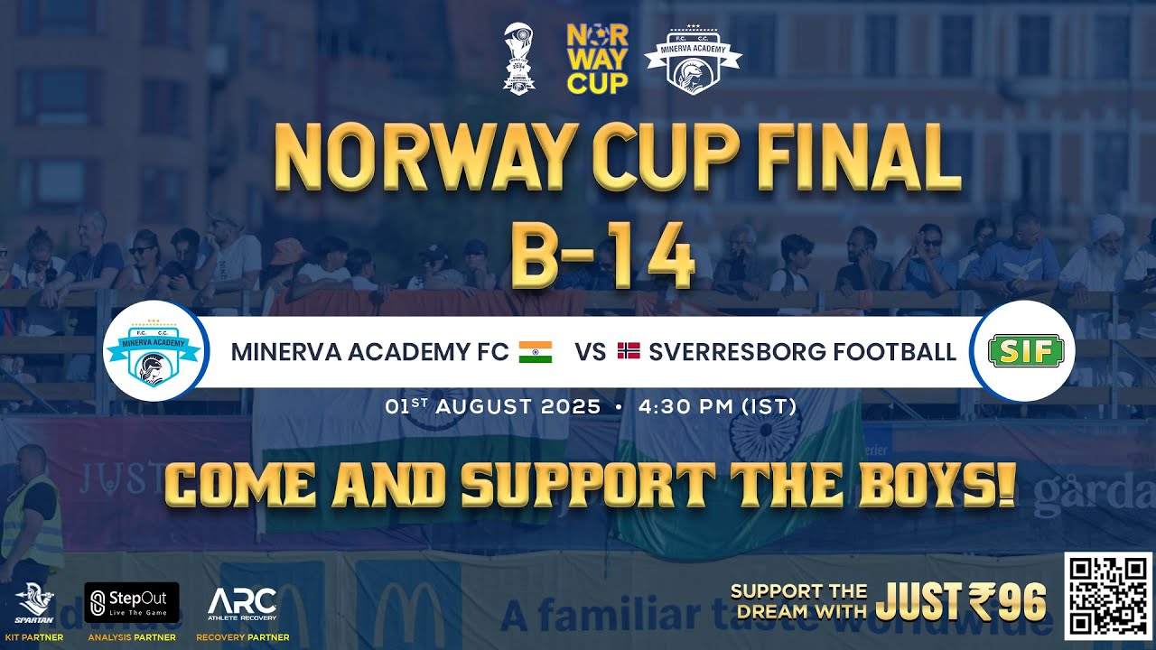 NORWAY CUP FINAL 2025: Minerva Academy F.C. vs Sverresborg Football