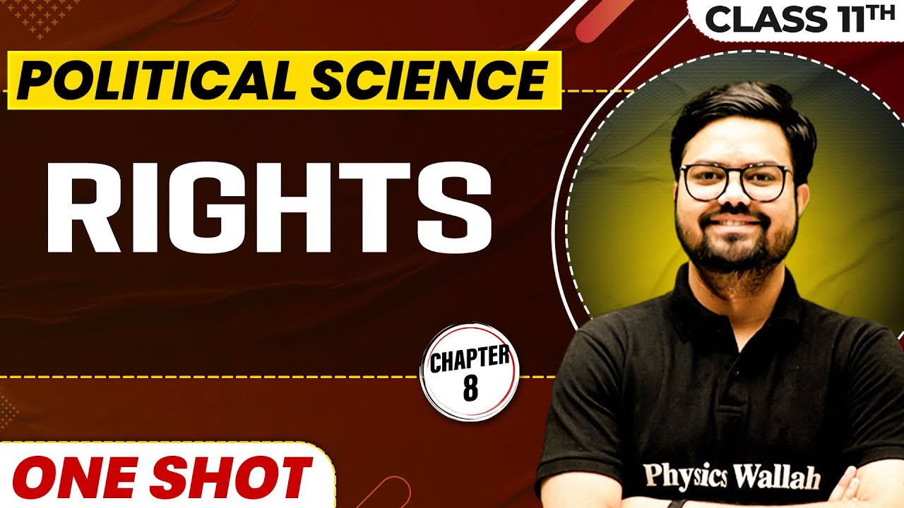 RIGHTS in One Shot | Class 11 Political Science | CBSE Board