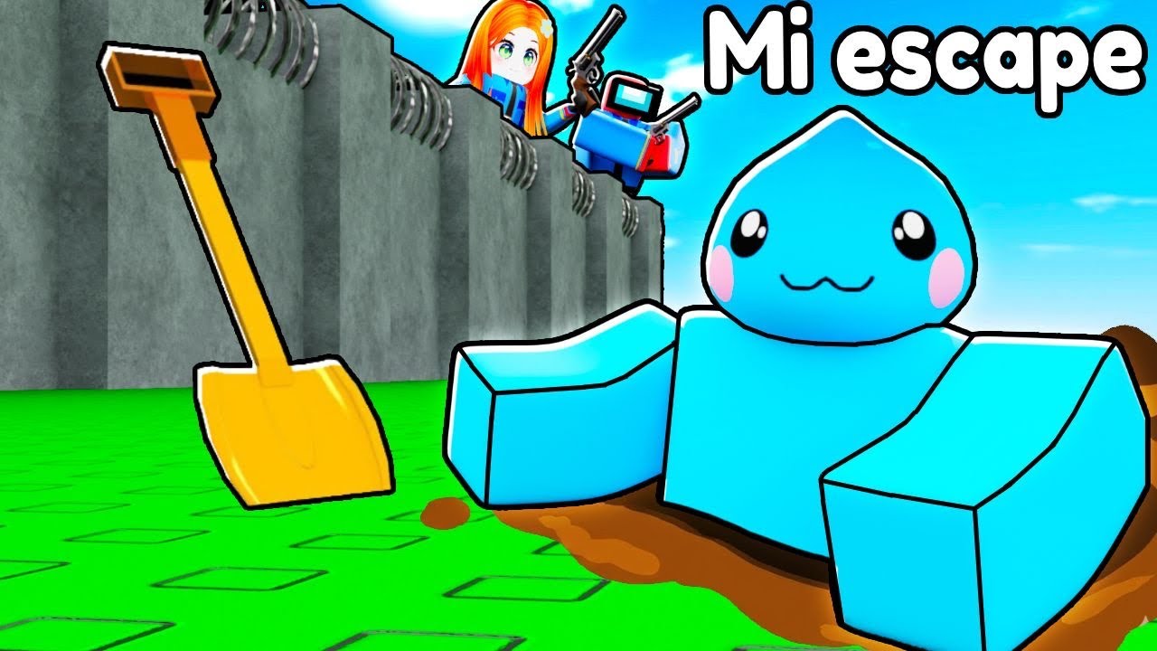Cavando para ESCAPAR de PRISIÓN en Roblox…