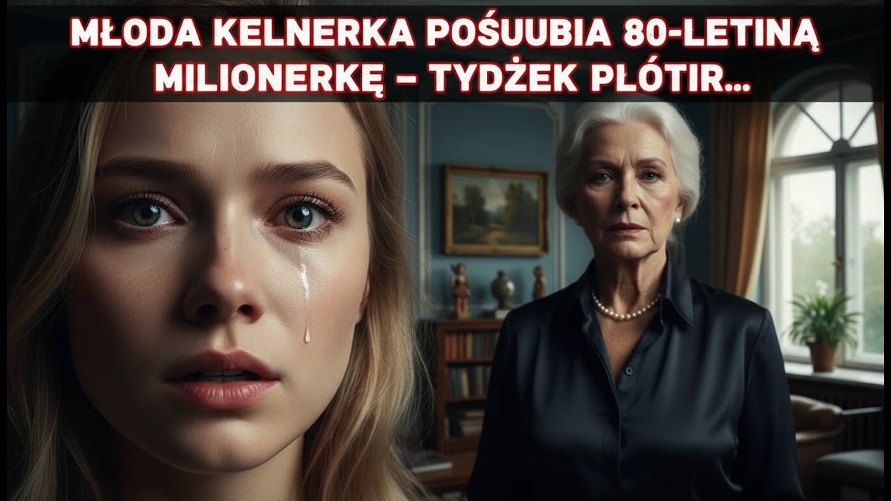 Młoda kelnerka poślubia 80-letnią milionerkę – tydzień później odkryła mroczną tajemnicę
