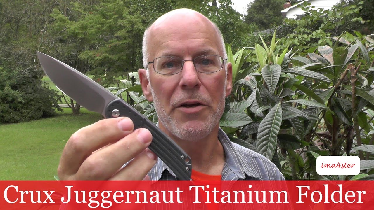 Crux Juggernaut Titanium Folder