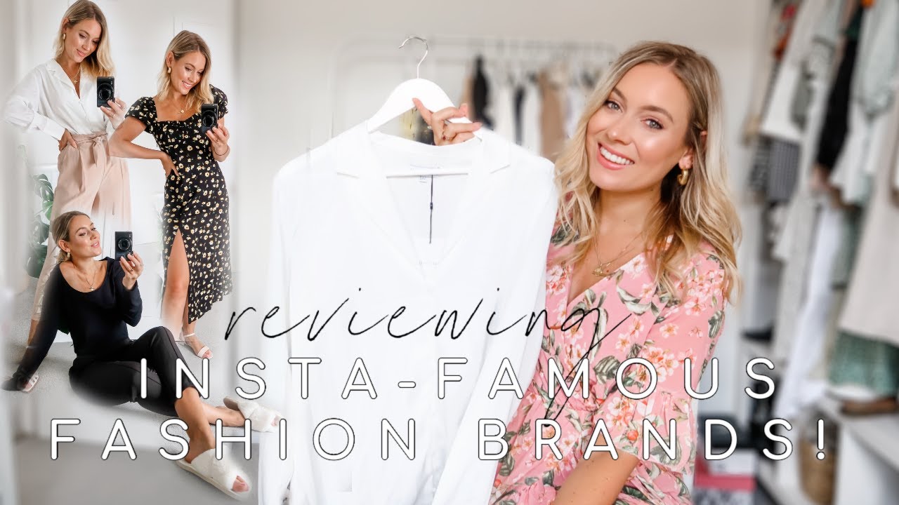 INSTA-FAMOUS CLOTHING BRANDS HAUL! | Pretty Lavish, Bershka + NA-KD! | Charlotte Beer