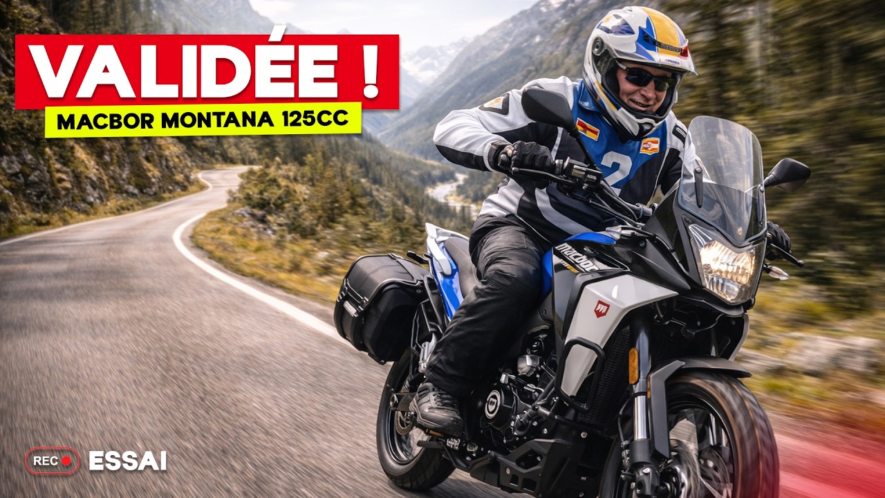 ESSAI : J'ai testé la 125 MACBOR MONTANA XR1 ! Viva España ?