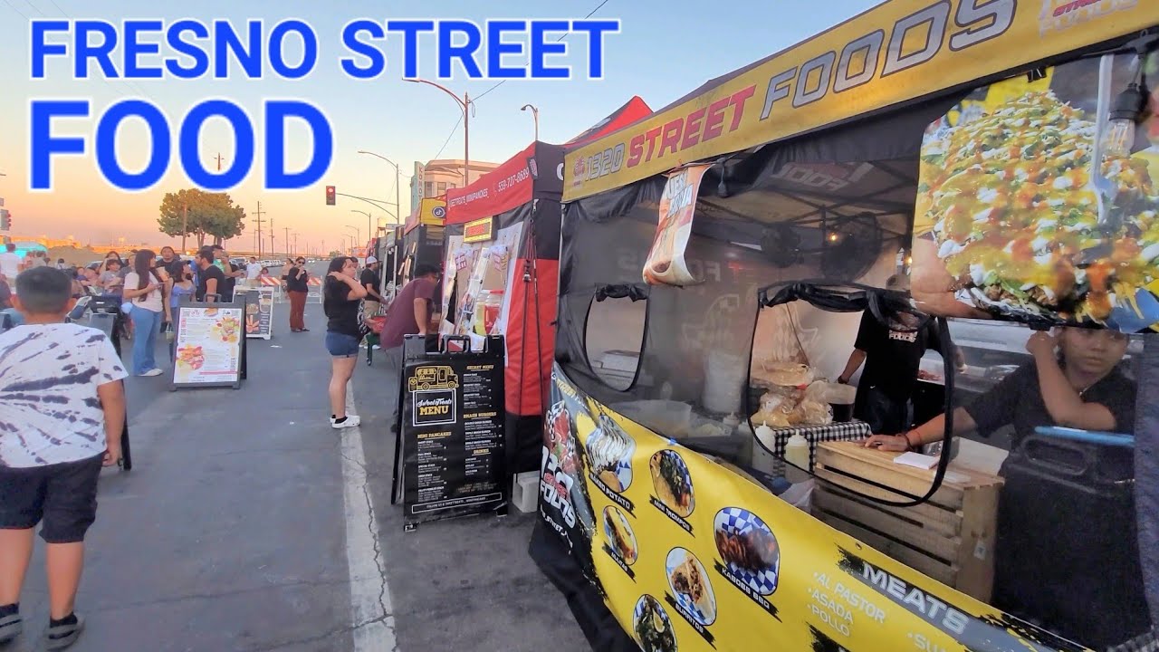 Street food vendors at 559 Night market in Fresno