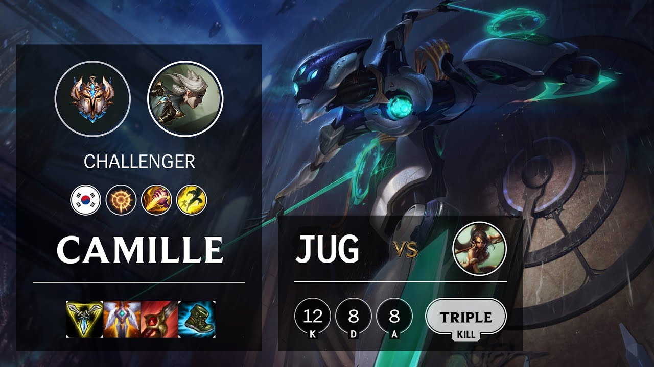Camille Jungle vs Nidalee - KR Challenger Patch 10.14