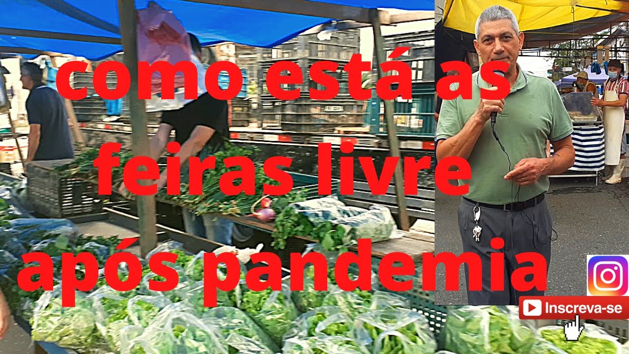 como está a feira do domingo em registro? Vejam.