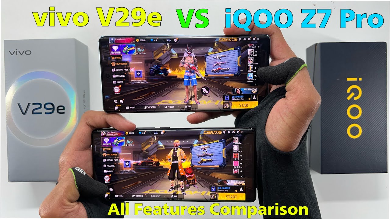 iQOO Z7 Pro vs Vivo V29e speed test and comparison all features