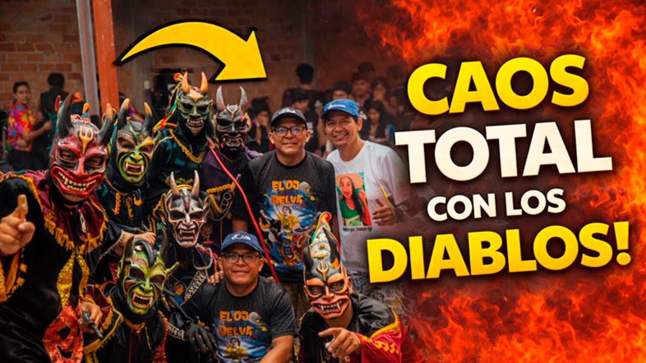 Así reaccionó la gente al ver a Los Diablos de Rioja 😱🎭