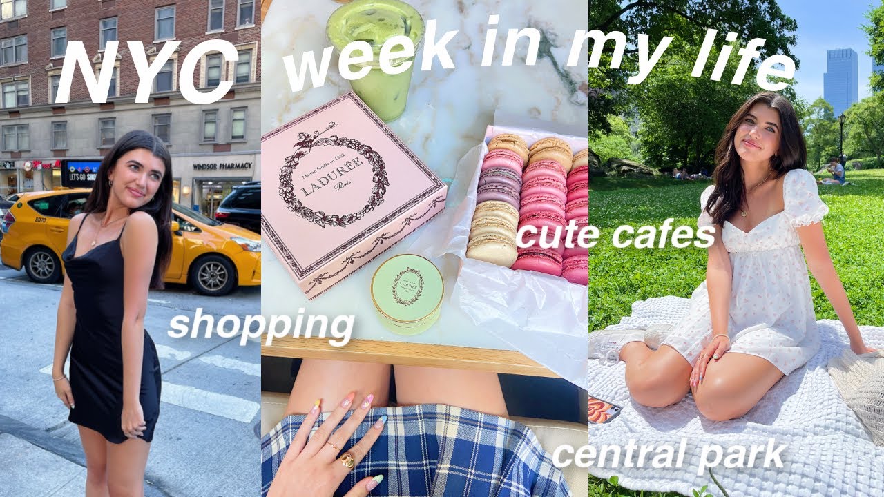 Summer week in my life in NYC: cute cafes, shopping, central park!