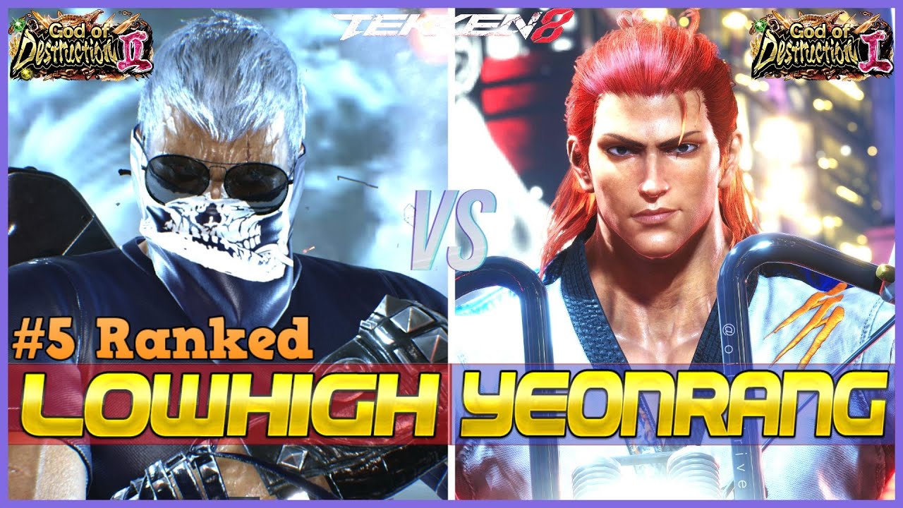 T8 ▰ LOWHIGH (#5 Ranked Bryan) Vs YEONARANG (Hwoarang) ▰ Tekken 8 High Level Gameplay