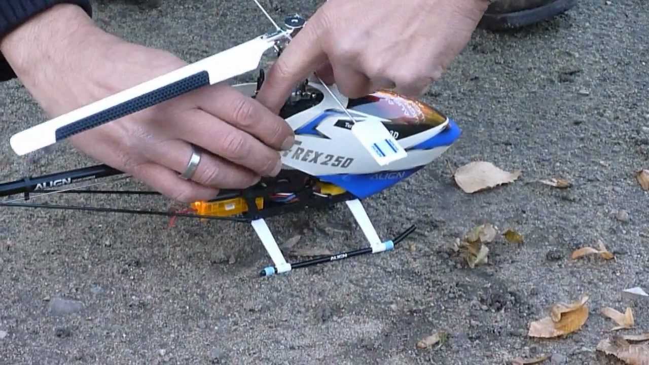 Jungfernflug T-Rex 250 SE