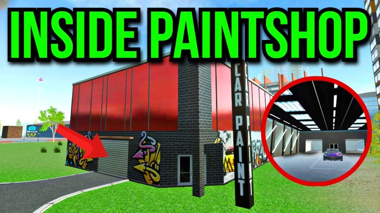 Entering the Paint Shop - Car Simulator 2