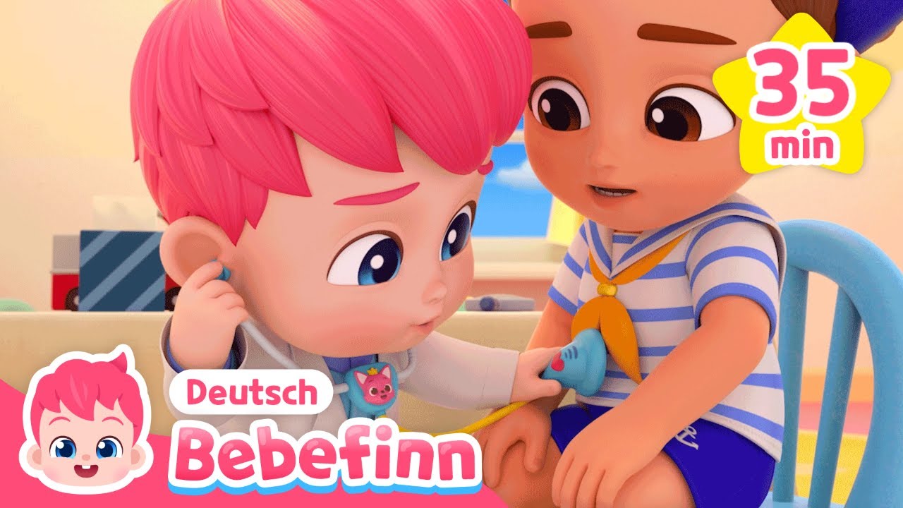 Autsch! Hilf mir, Doktor Bebefinn! 🩺 | Mix | Krankenhaus Spielen | Bebefinn Deutsch - Kinderlieder